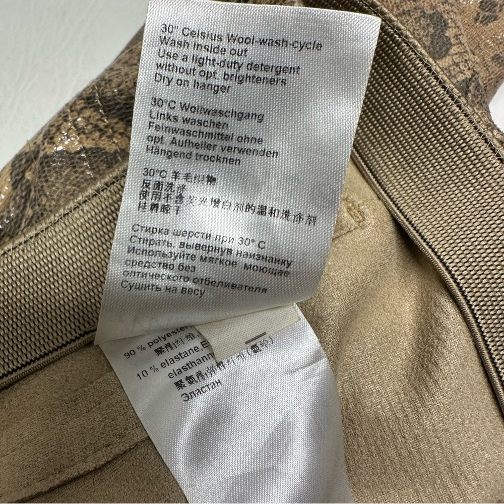 Marc Cain Snakeprint Pants Size N2 - image 8
